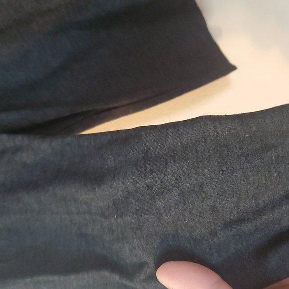 Beyond Yoga Longsleeve Top Size Small Heathered Grey Yoga Pilates Soft Stretchy - Picture 8 of 10